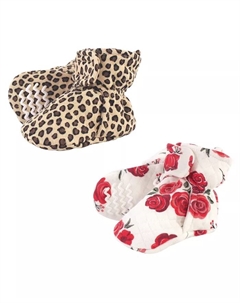 Детские утепленные пинетки Hudson, 2 пары, красный Hudson baby