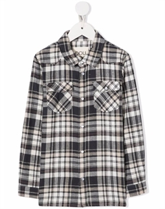 Рубашка в клетку, нейтральный Douuod kids