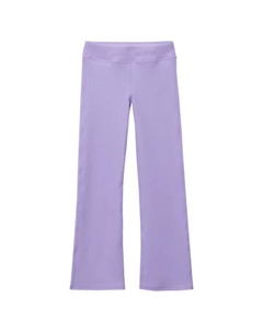 Расклешенные ребристые леггинсы для девочек, цвет verbena Lands' end