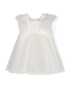 Платье из тюля с блестками, белый Lapin house