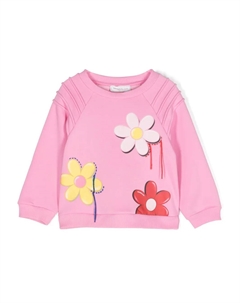 Толстовка с цветочным принтом, розовый Monnalisa