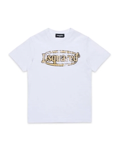 Футболка с логотипом, белый Dsquared2 kids