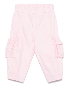 Твиловые брюки карго, розовый Monnalisa