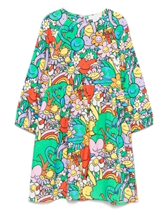 Платье с графическим принтом Stella mccartney kids