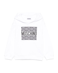 Худи с логотипом, белый Moschino kids