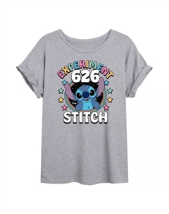 Футболка большого размера «Эксперимент 626 для детей младшего возраста Лило и Стич», серый Disney