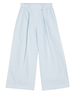 Широкие брюки в тонкую полоску, синий Monnalisa