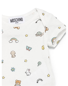 Комплект из двух боди Teddy Bear, белый Moschino kids