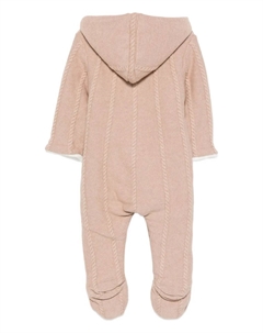 Пижама с капюшоном из трикотажного полотна, нейтральный Tartine et chocolat