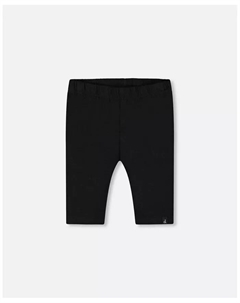 Детские велосипедные шорты-леггинсы из хлопка Little Girls, черные - для малышей/детей, черный Deux par deux