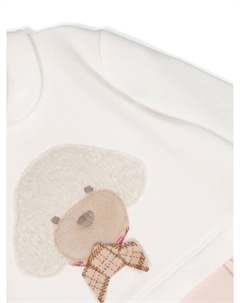 Пижама в стиле колор-блок с аппликацией, розовый Il gufo