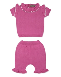 Комплект из топа и шортов, розовый Little bear