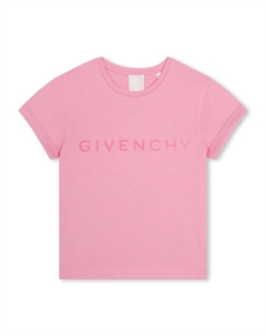 Футболка с принтом 4G, розовый Givenchy kids
