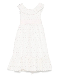 Платье с цветочным принтом, белый La stupenderia