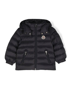 Пуховик со съемным капюшоном, синий Moncler enfant