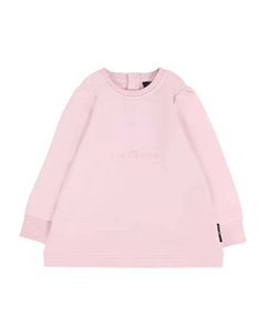 Платье с длинными рукавами и логотипом, розовый John richmond junior