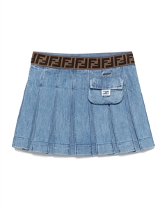 Джинсовая юбка, синий Fendi kids
