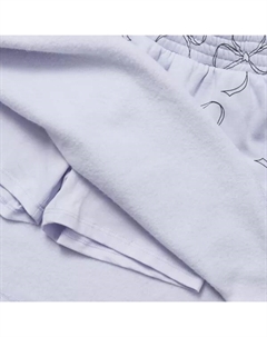 Юбка-шорты из флиса для девочек 2-20 лет, цвет washed purple bows Lands' end