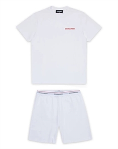 Пижама с логотипом, белый Dsquared2 kids