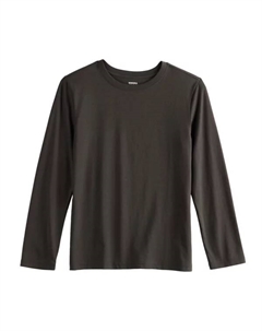 Мальчиковая повседневная футболка с длинным рукавом 8-20, цвет burnt coal Sonoma goods for life