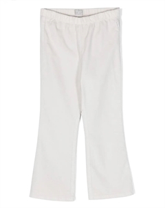 Расклешенные брюки с эластичным поясом, серый Il gufo