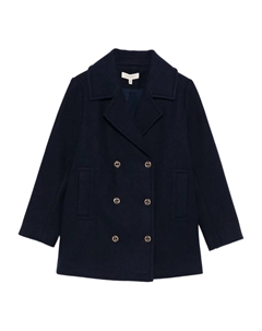 Двубортное пальто, синий Twin-set kids