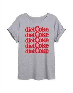 Футболка Juniors Diet Coke Stacked oversize, серый Licensed character