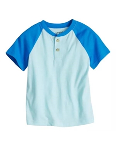 Футболка реглан хенли для мальчиков и малышей, цвет beach view Jumping beans