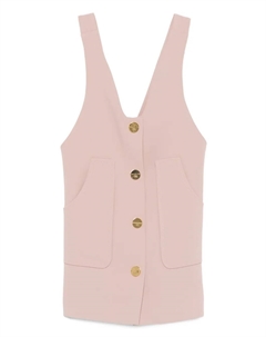 Платье без рукавов с карманом, розовый Elisabetta franchi la mia bambina