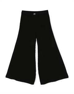 Широкие брюки с логотипом, черный Twin-set kids