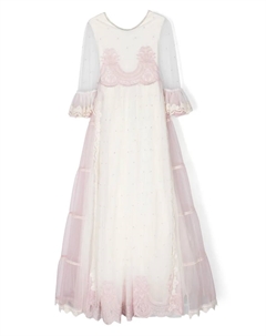 Платье Scarlette ампирного силуэта из тюля, белый Manuela macías