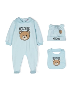 Пижама с принтом Teddy Bear, синий Moschino kids