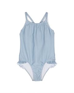 Купальник Michelle в полоску, синий Knot