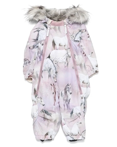 Дутый комбинезон Pyxis Fur, розовый Molo