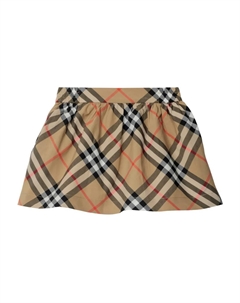 Юбка Nova в клетку, нейтральный Burberry kids