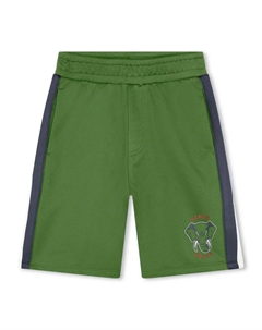 Шорты-бермуды с лампасами, зеленый Kenzo kids
