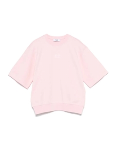 Футболка с логотипом, розовый Msgm kids