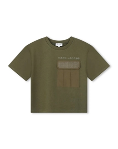 Футболка с логотипом, зеленый Marc jacobs kids