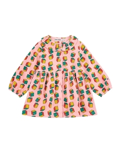 Платье с принтом Dices по всей поверхности, розовый Bobo choses