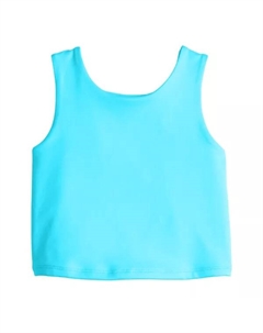 Детская майка-борцовка для девочек 4-12 лет, цвет nassau blue Jumping beans