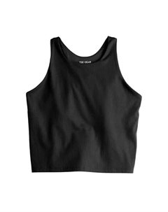 Удлиненный топ-бюстгальтер для девочек 7-20 лет, стандартный и плюс, черный Tek gear