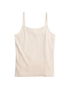 Детская майка с круглым вырезом для девочек 6-16 лет в обычных и плюс размерах, цвет oat heather So