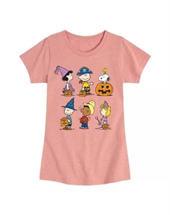 Футболка с принтом «Арахис» для девочек 7-16 лет на Хэллоуин, цвет desert pink Licensed character