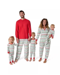 Пижама для мальчиков Toddler Boys Holiday Family Pajamas Neutral One Piece, белый Gerber