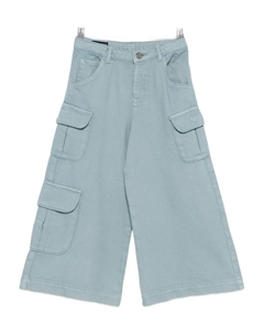 Брюки с карманами-карго, синий Emporio armani kids