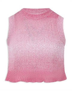 Топ без рукавов, розовый Msgm kids