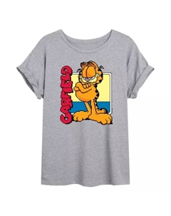 Футболка Juniors Garfield Pixel Square Oversize, серый Licensed character