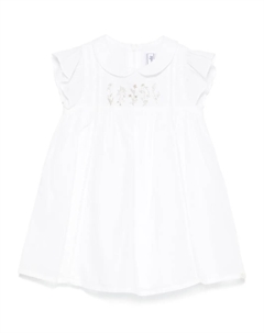 Платье с цветочной вышивкой, белый Tartine et chocolat