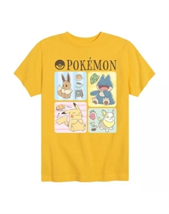 Футболка с принтом «Pokemon Cafe» для мальчиков 8-20 лет, желтый Licensed character