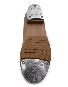 Танцевальные туфли для девочек Toddler Girls Shuffle X-Wide Tap Shoe, коричневый Capezio